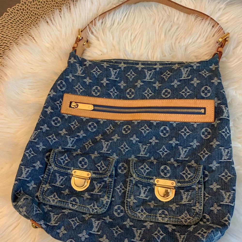 Blue monogram denim Louis Vuitton